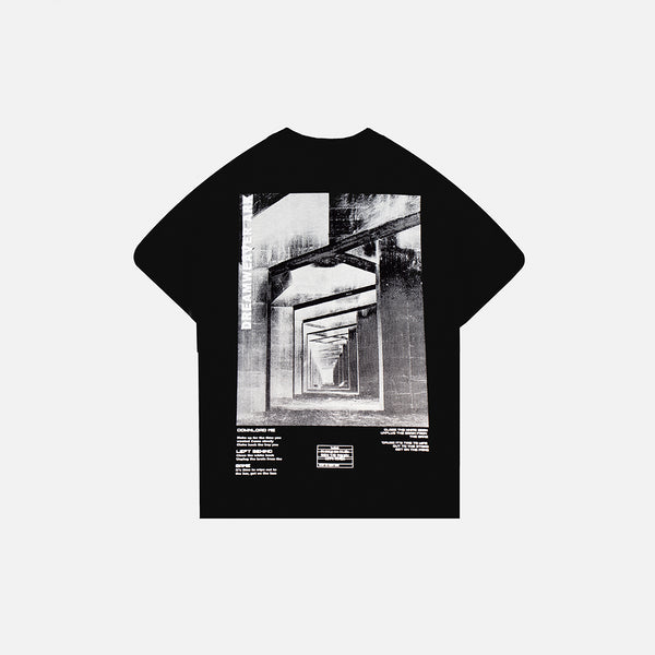 Camiseta Boxy Fit Negra “Dream Weaver” | AMYCT