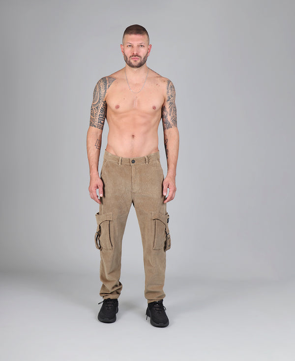 PANTALÓN CARGO PREMIUM CAQUI - AMYCT STREETWEAR